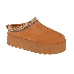 Cipriata Womens/Ladies Danilla Braided Cuff Mules / Tan